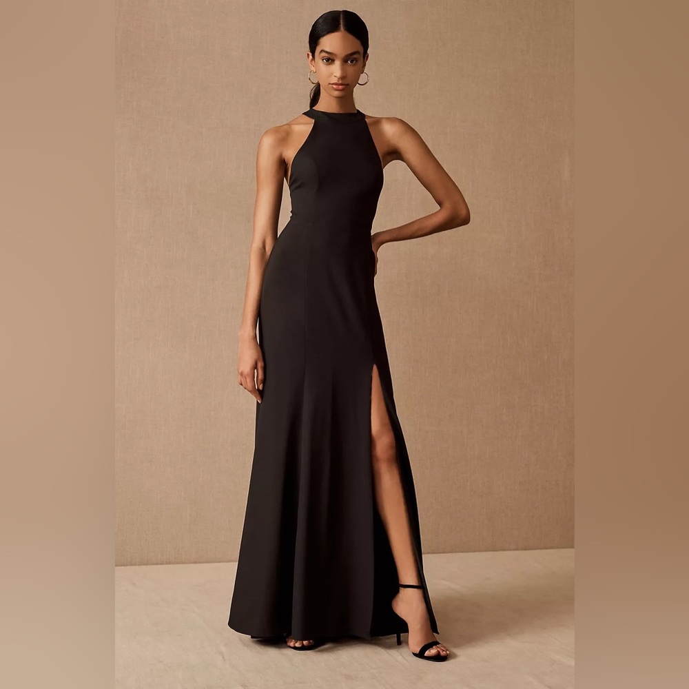 BHLDN Anthropologie Serephina Crepe Maxi Dress Size 4
